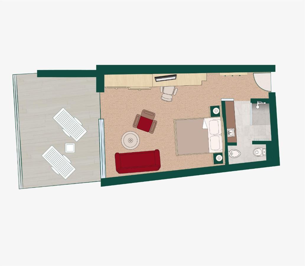 Superior Doppelzimmer mit Balkon oder Terrasse