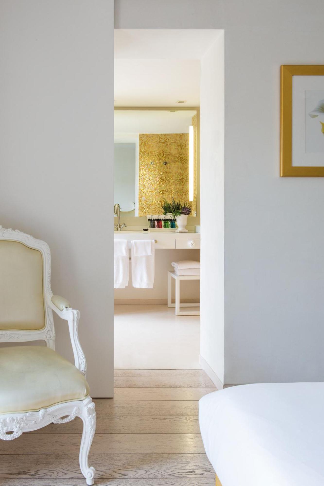 Deluxe Doppel- oder Zweibettzimmer mit Terrasse - kostenloser Zugang zum Spa