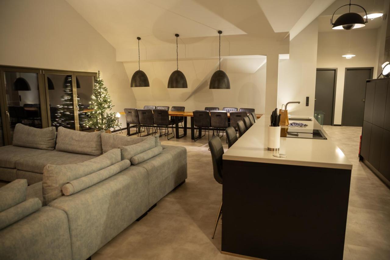 Penthouse-Apartment mit Sauna