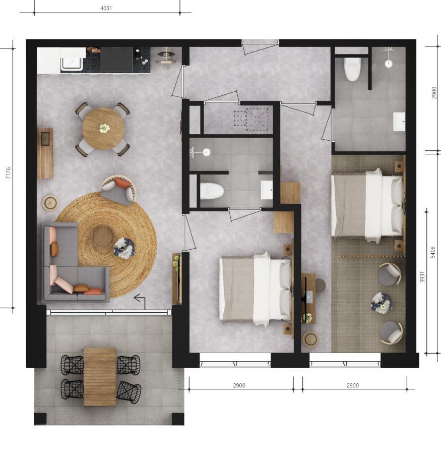 Apartment mit Seeblick