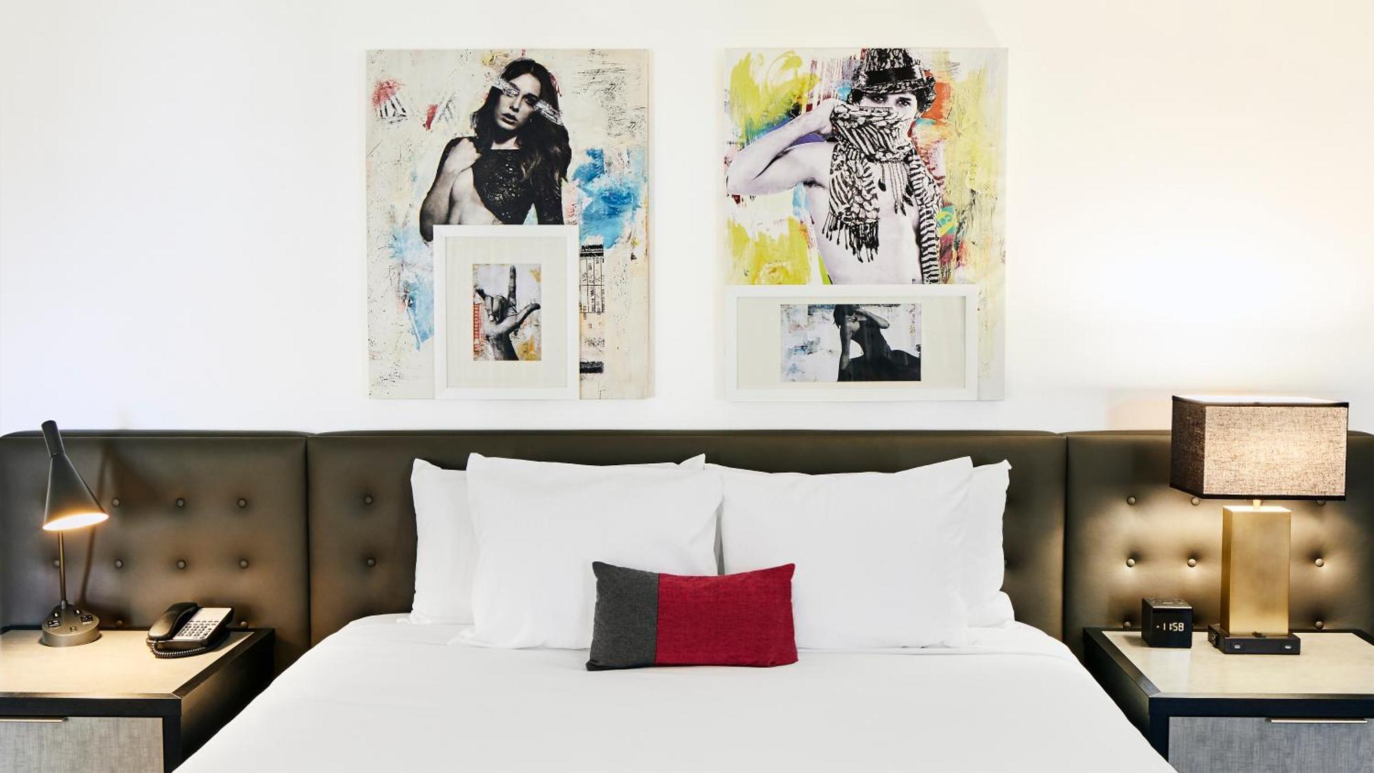 Ultra Hip Zimmer mit Kingsize-Bett und Bergblick – Nichtraucher