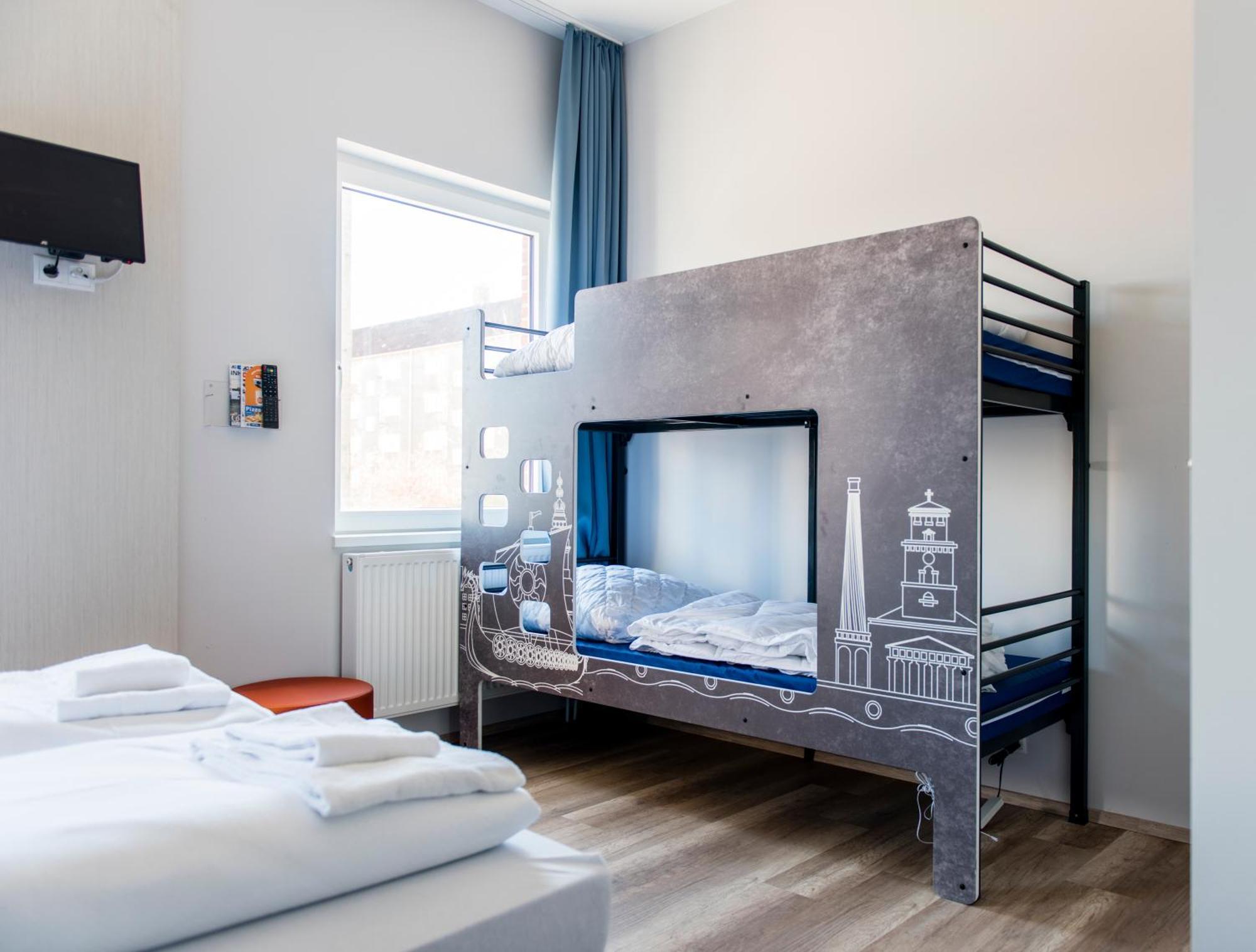 Bett im 4-Bett-Schlafsaal