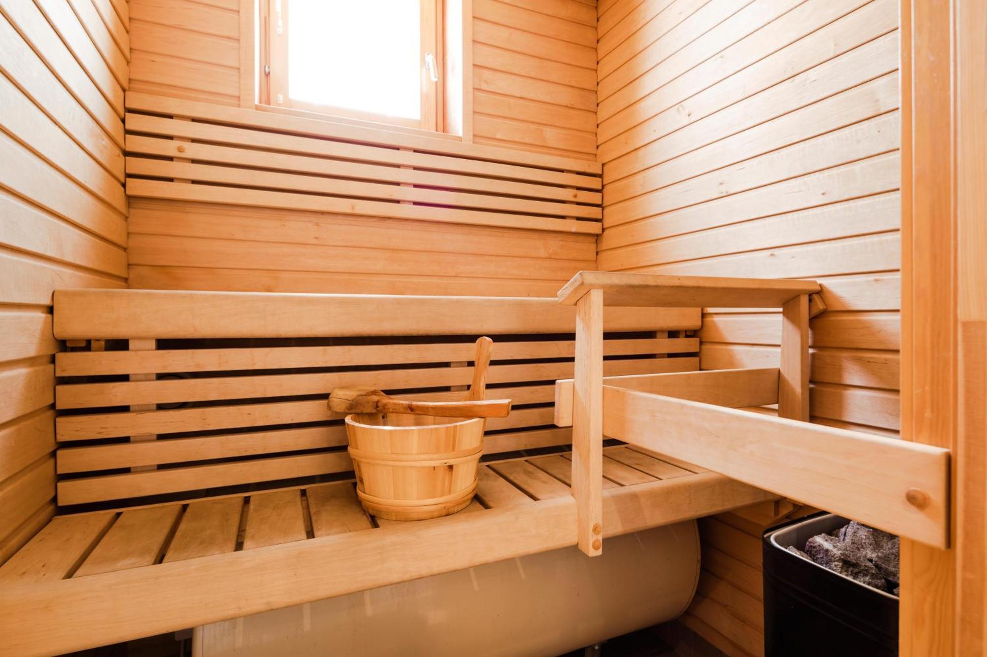 Ferienhaus mit Schlafnische und Sauna