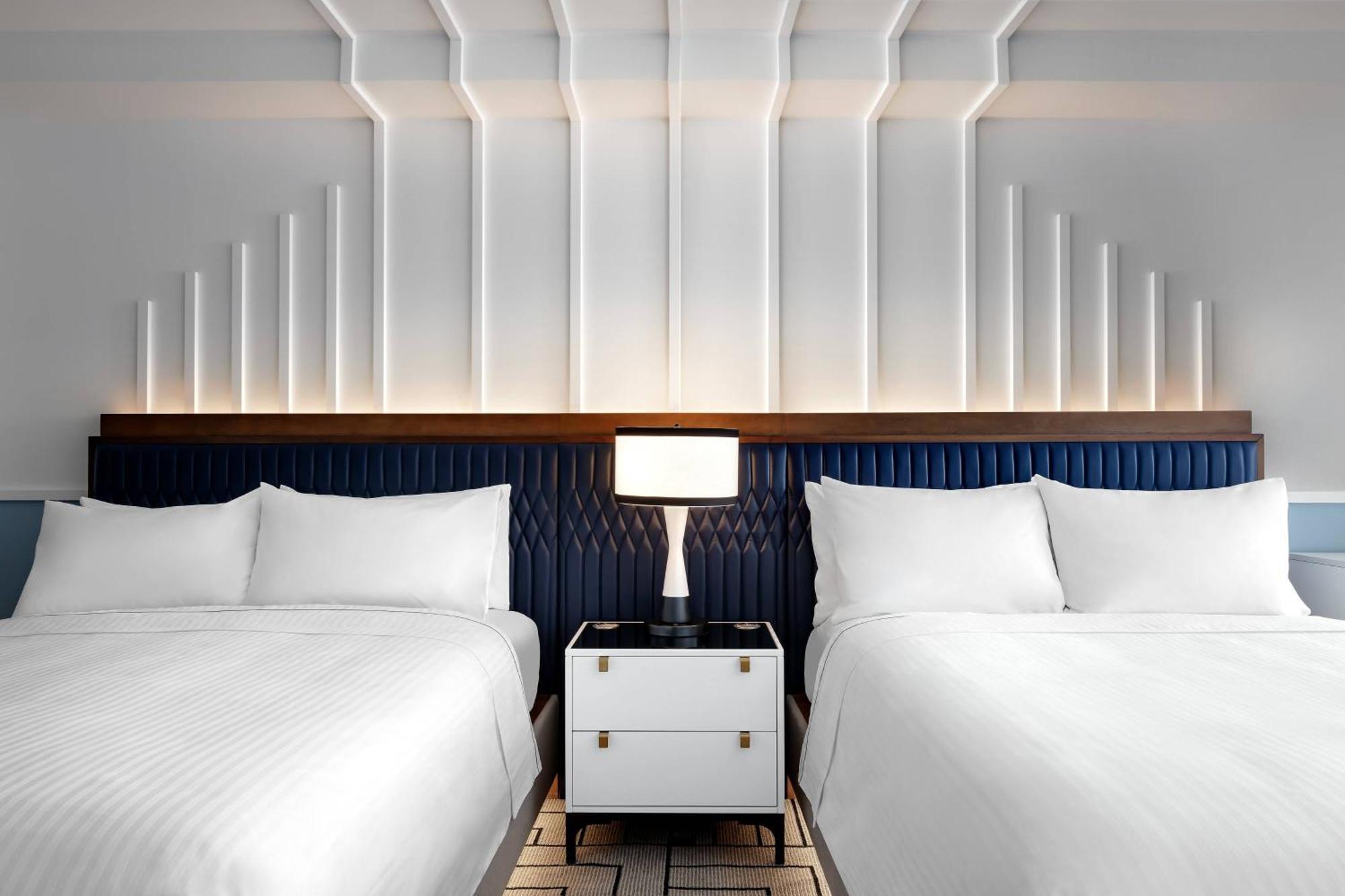 Zimmer mit 2 Queensize-Betten - Meerblick