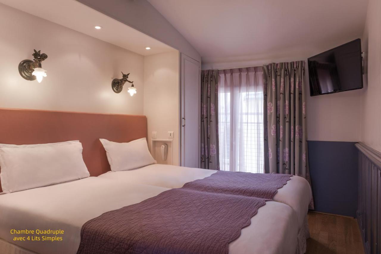 Vierbettzimmer mit 4 Einzelbetten
