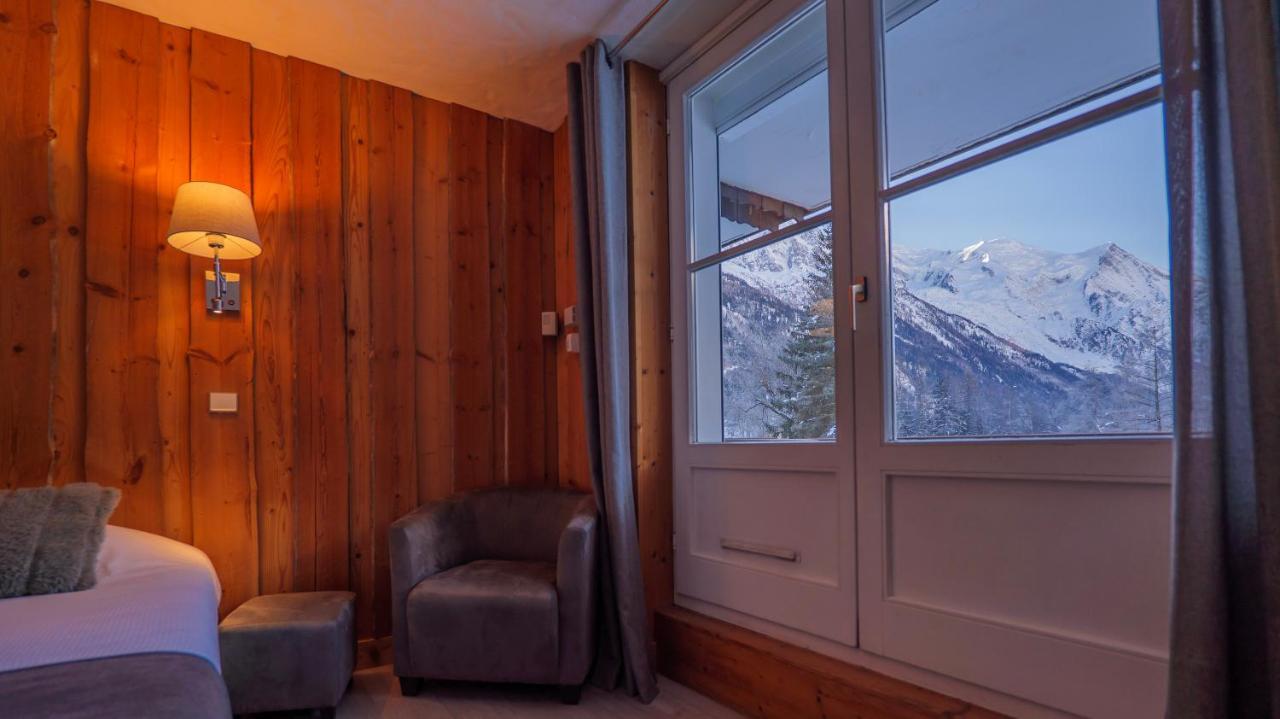 Superior Zweibettzimmer mit Blick auf den Mont Blanc