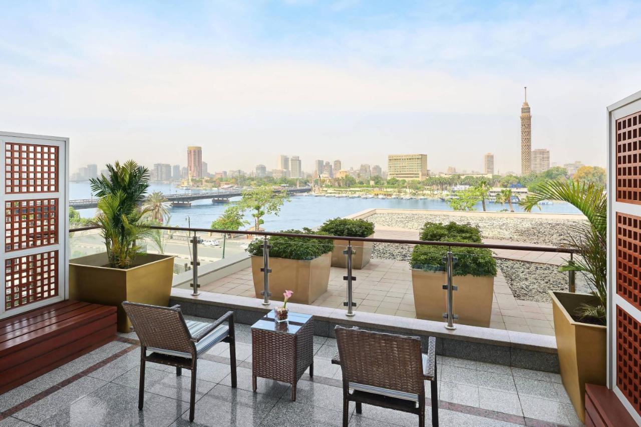 Deluxe Zimmer, 2 Doppelbetten, Blick auf den Nil, Terrasse