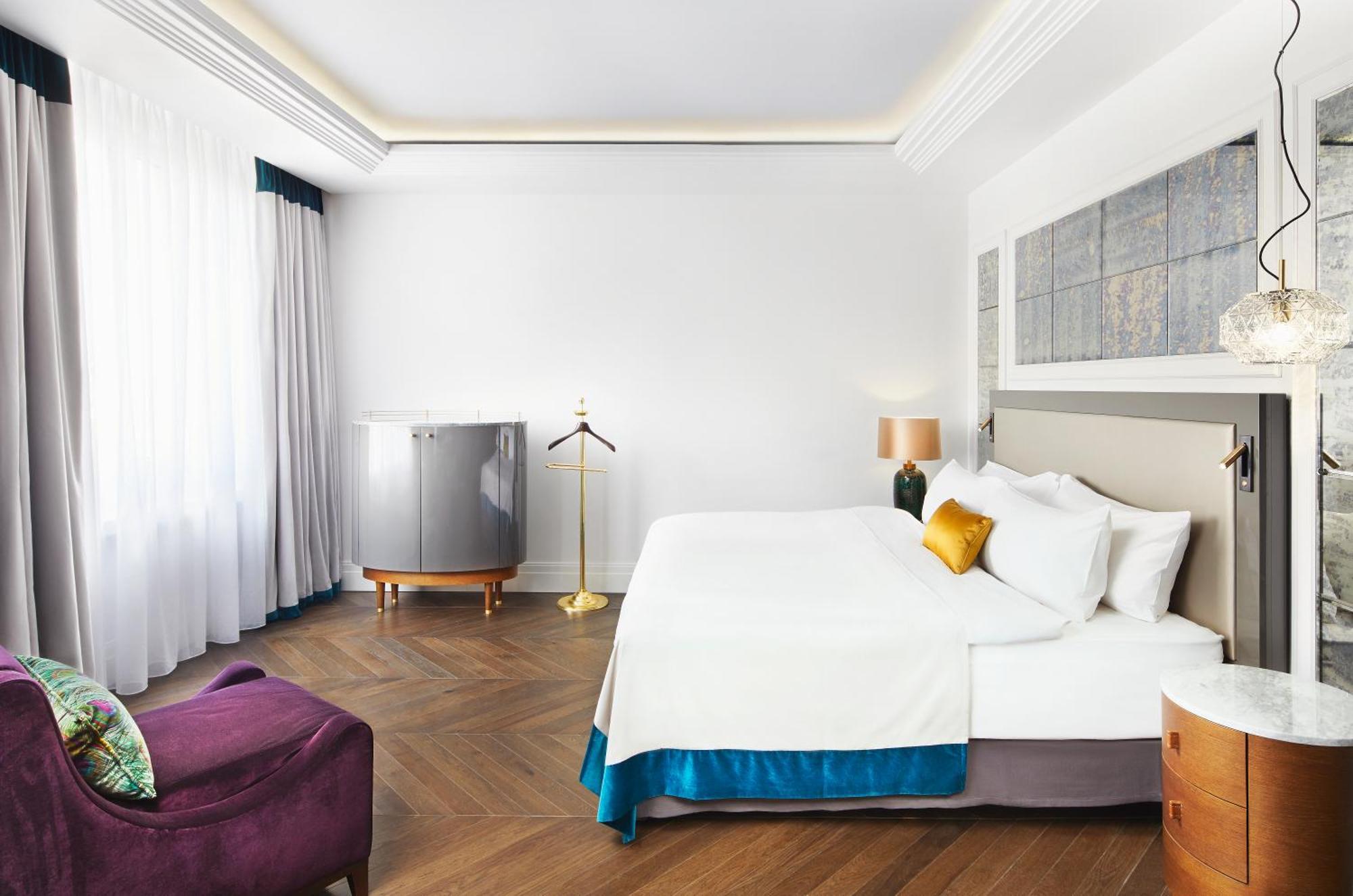 Junior Suite mit 1 Schlafzimmer, 1 Kingsize-Bett und Stadtblick