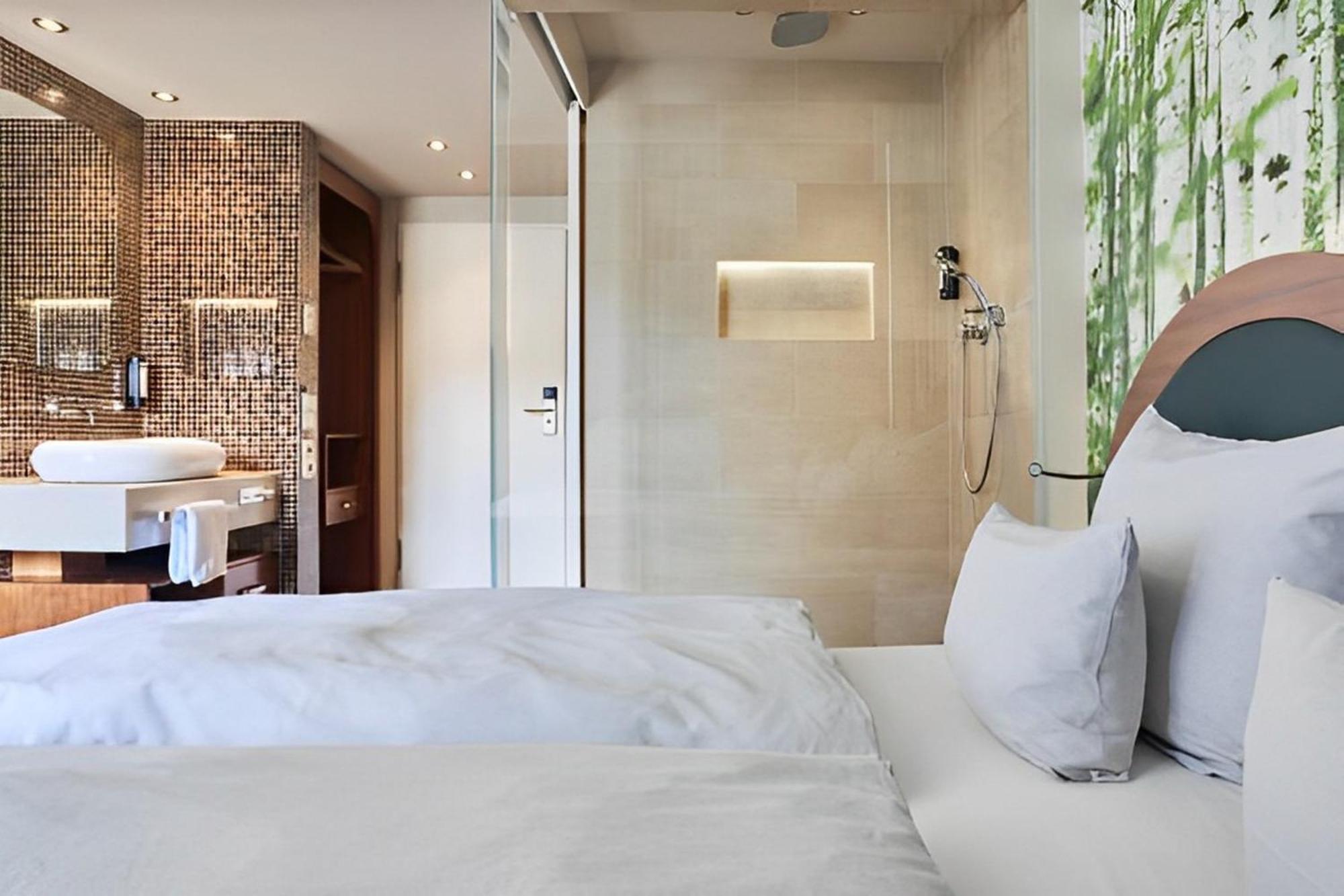 Doppelzimmer mit Blick auf den Innenhof