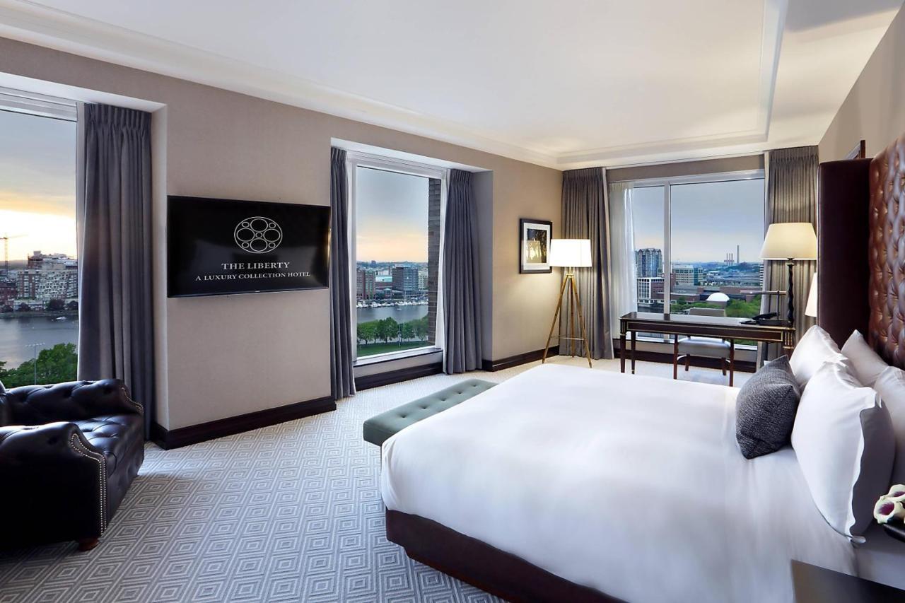 Präsidentensuite Ebersol mit 1 Schlafzimmer mit Kingsize-Bett und Stadtblick