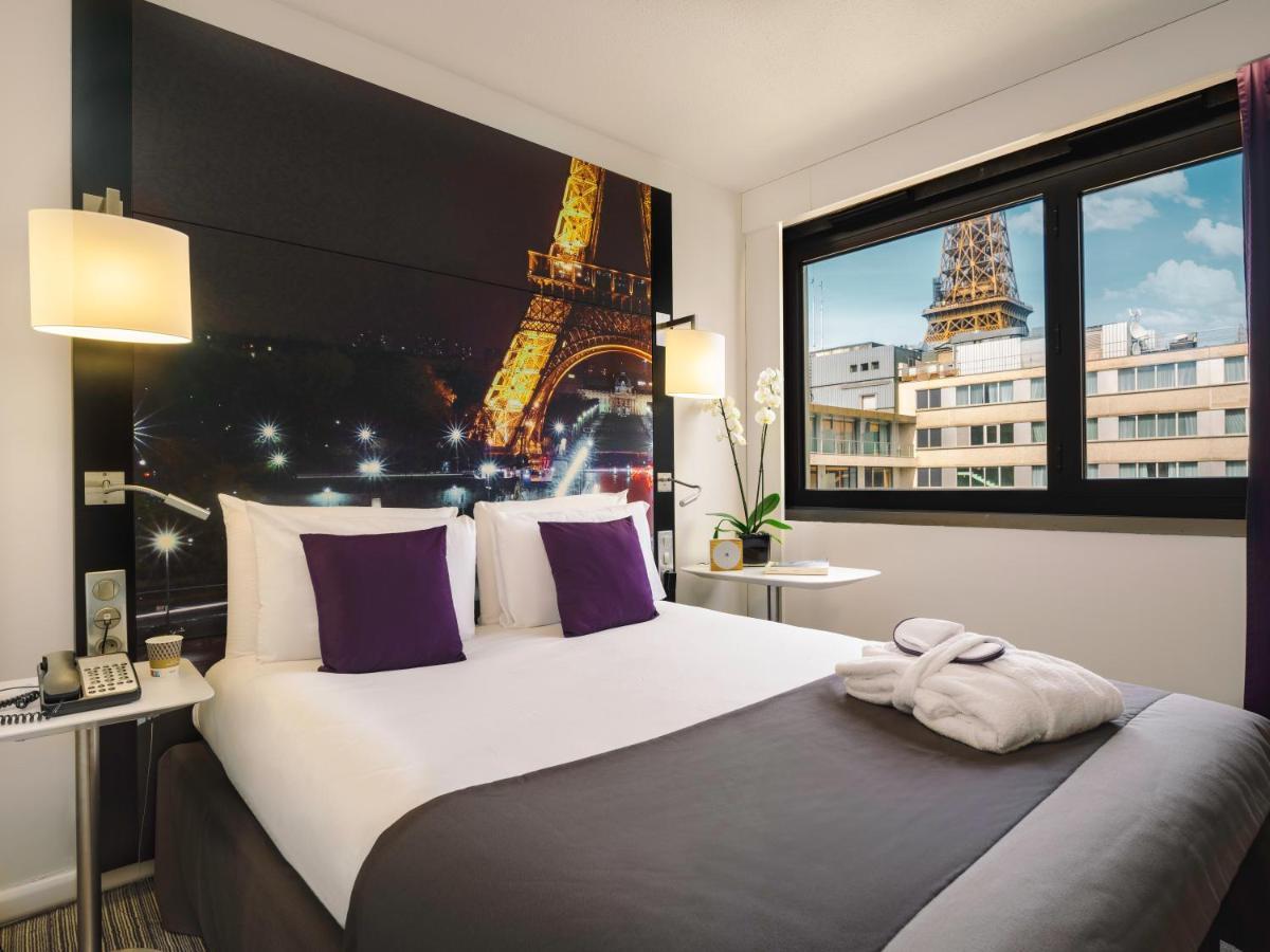 Privilege Doppelzimmer mit Blick auf den Eiffelturm – obere Etage