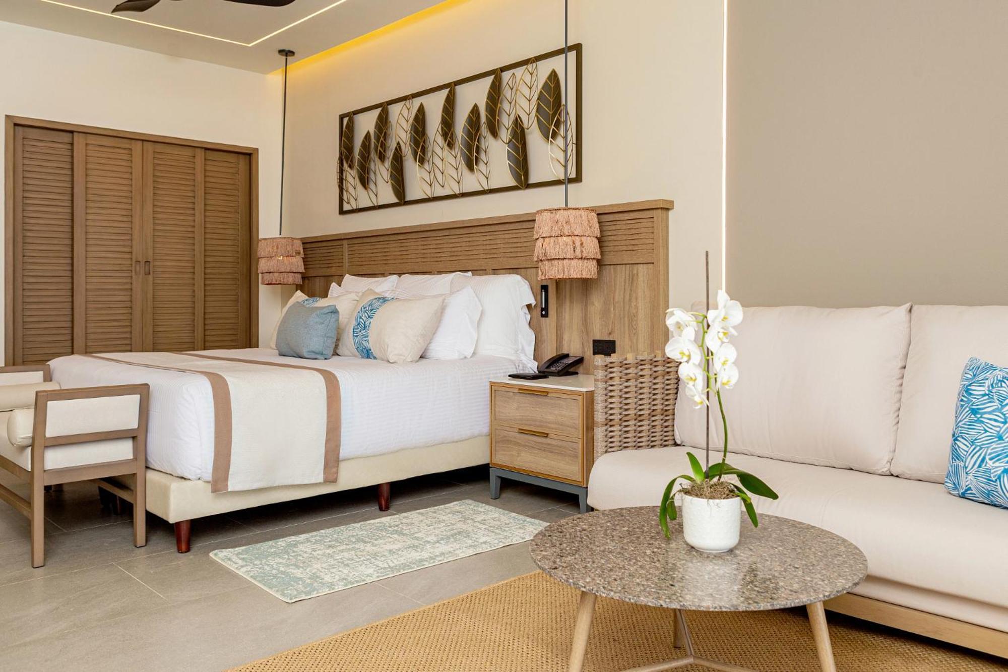 Preferred Club Jr. Swim-out-Suite zur Meerseite mit Doppelbett