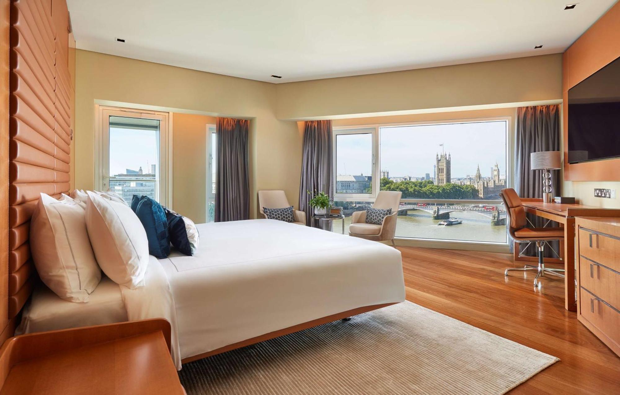 Suite mit 2 Schlafzimmern, Balkon und Flussblick