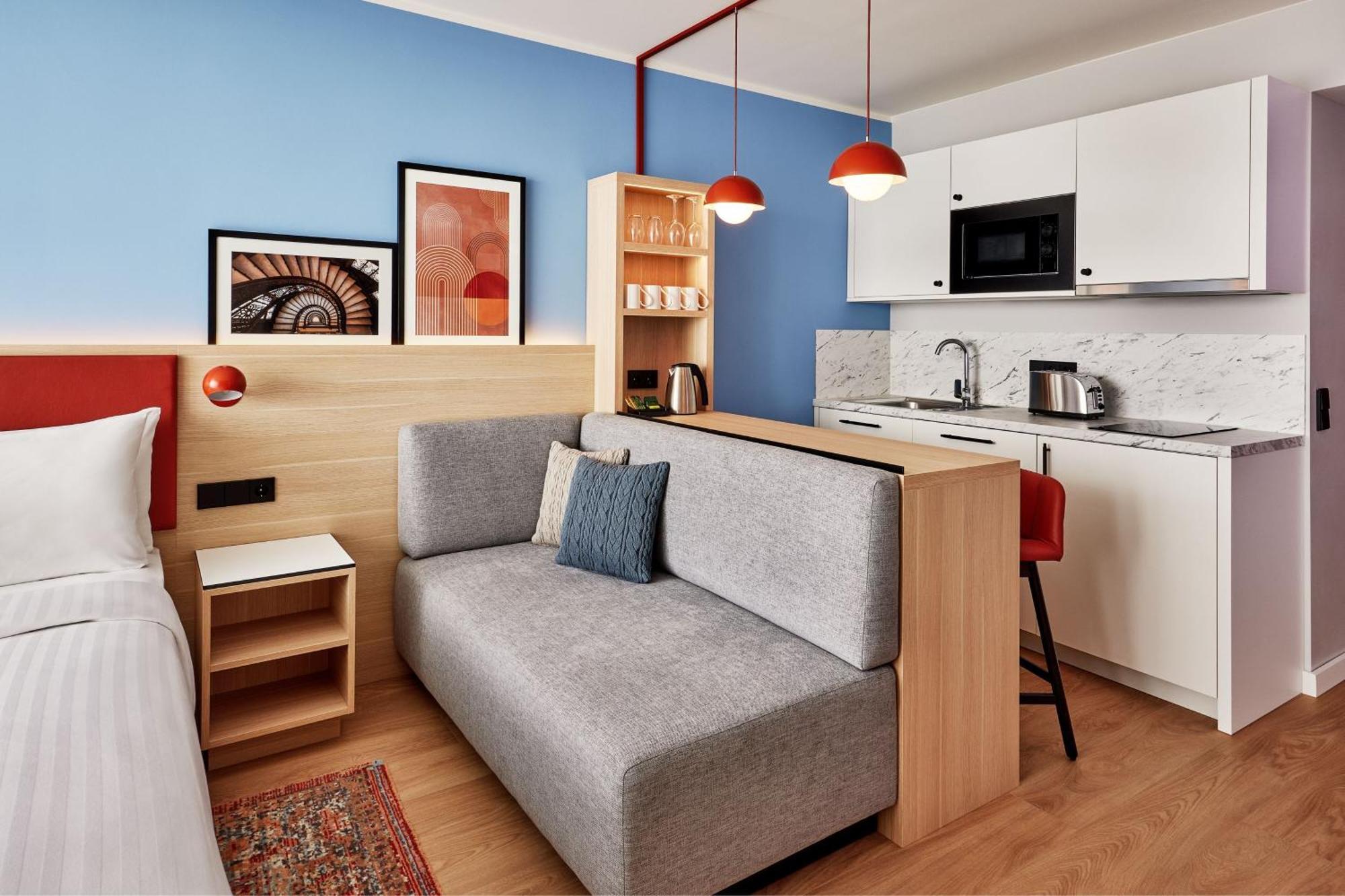 Studio mit Queensize-Bett