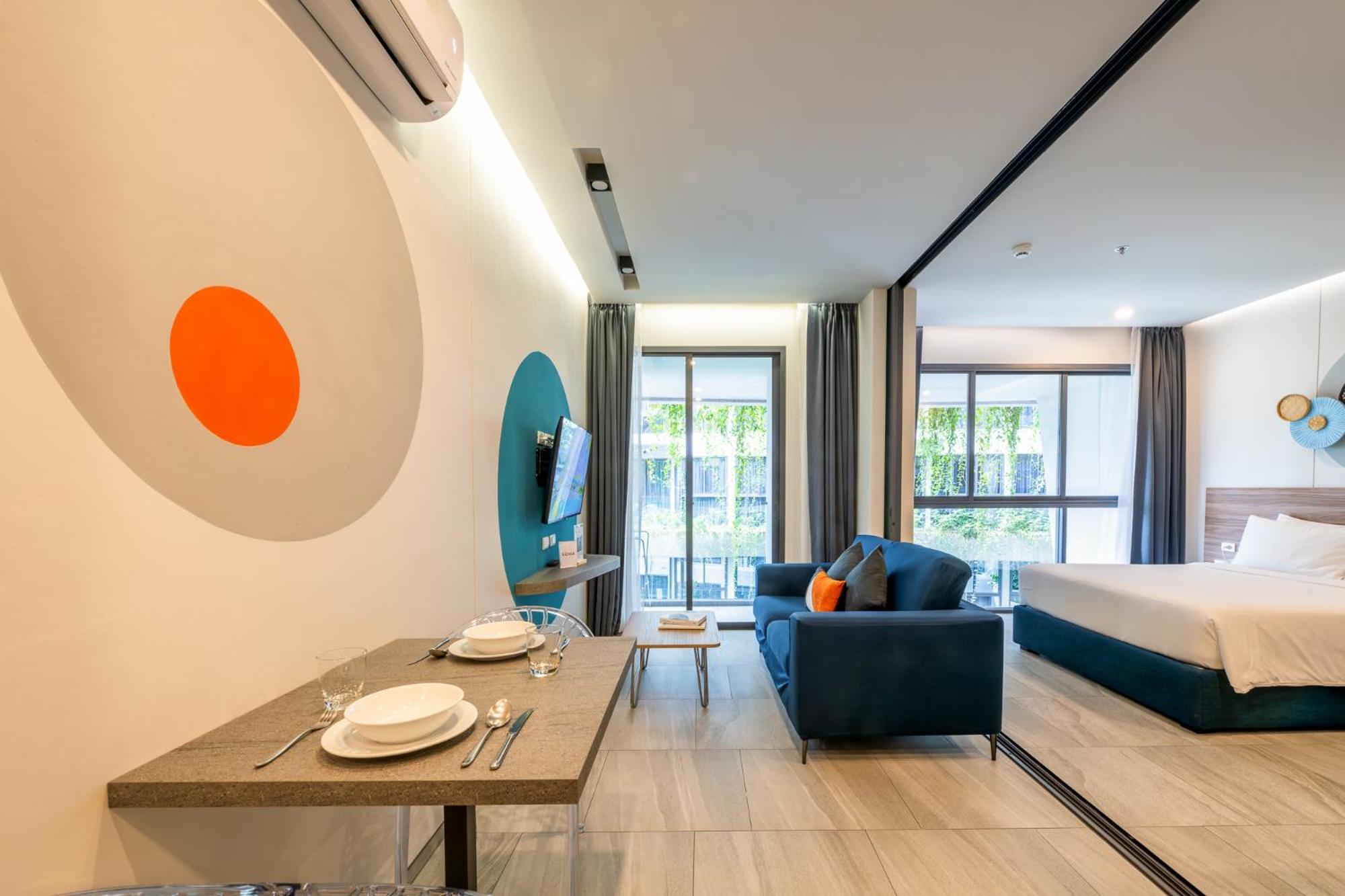 Zimmer Space mit 1 Schlafzimmer und kostenlosem Coworking-Space
