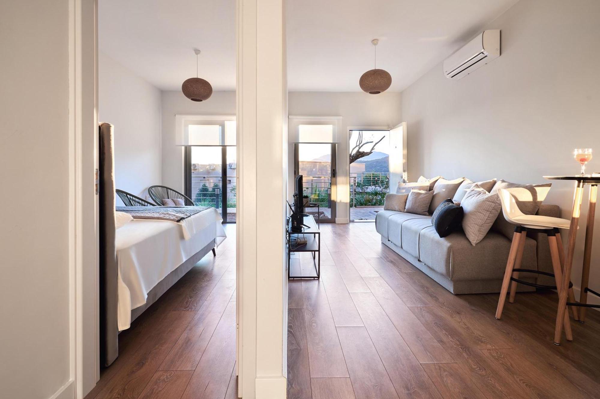 Suite mit Gartenblick