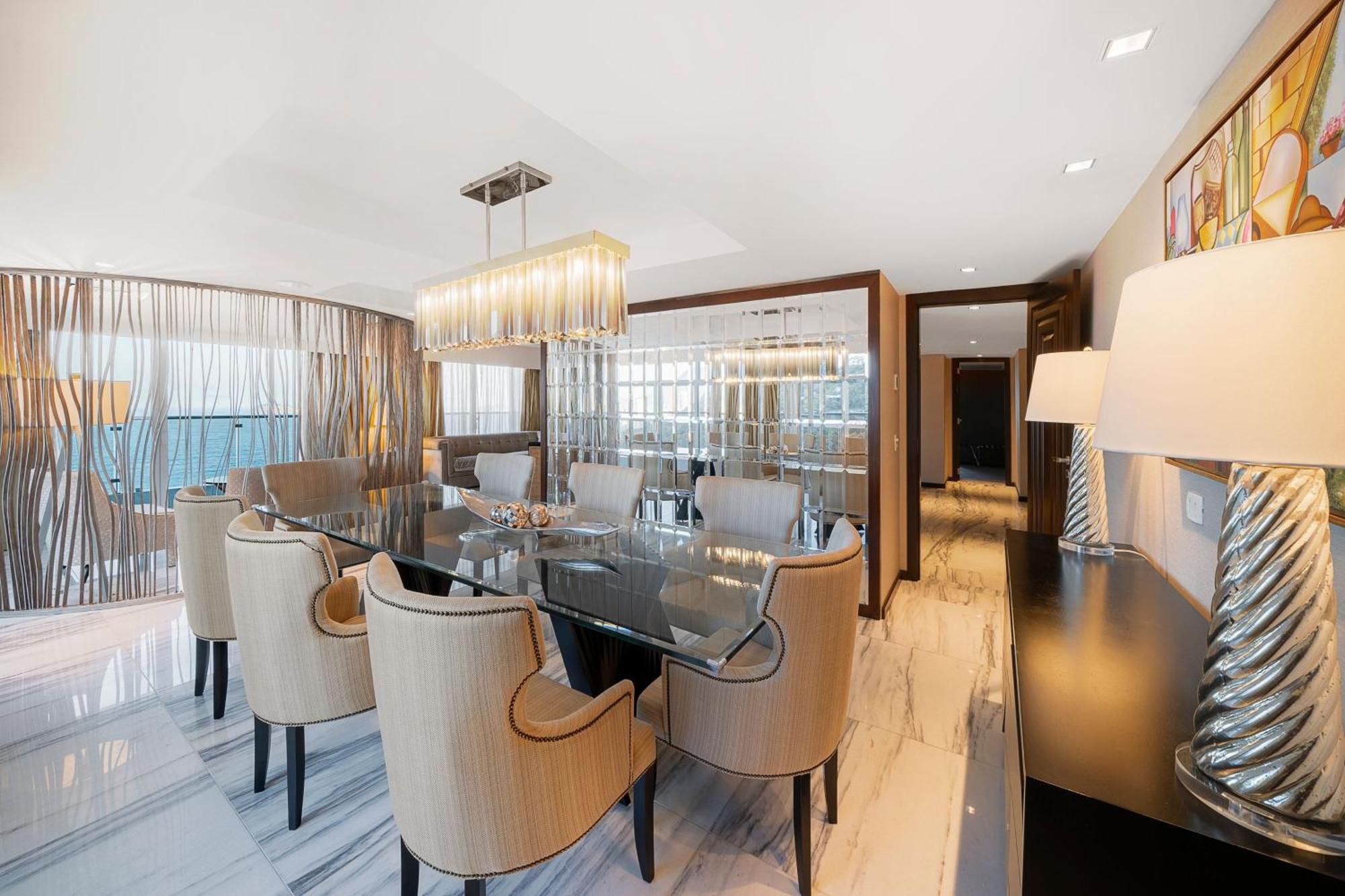 Präsidentensuite mit 1 Kingsize-Bett und Zugang zur Club Lounge – Meerseite