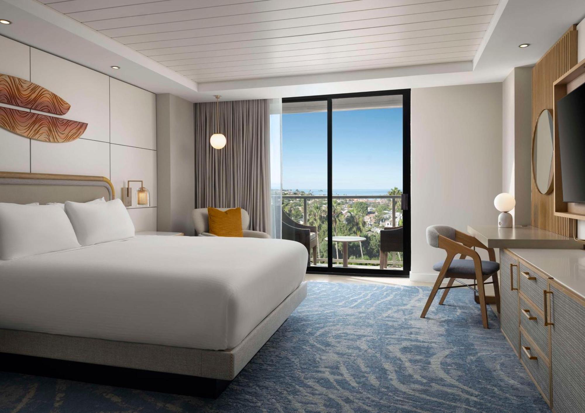 Zimmer mit Kingsize-Bett und Meerblick - höhere Etage