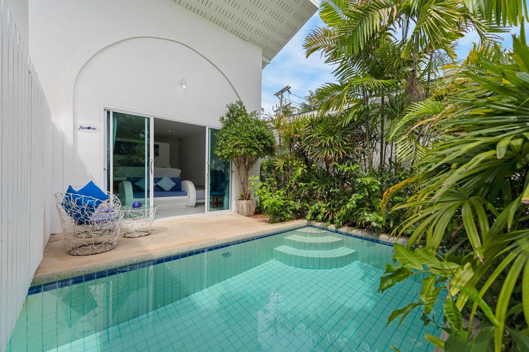 Bungalow mit Gartenblick