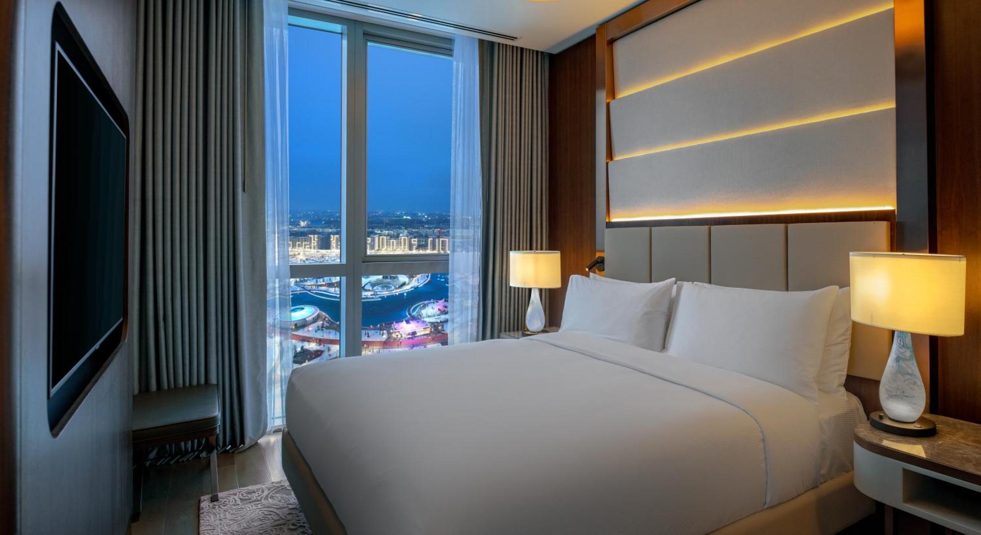 Ecksuite mit 1 Schlafzimmer und Kingsize-Bett