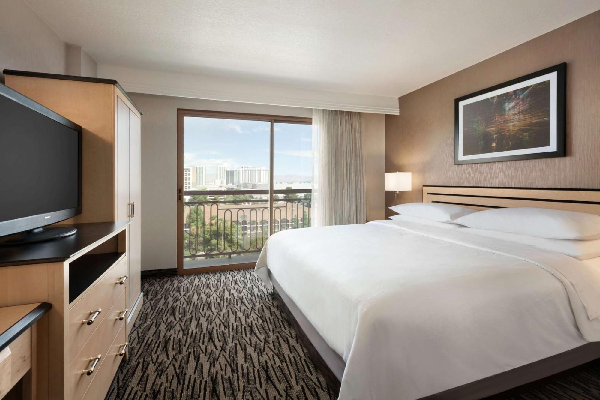 Suite mit 2 Zimmern mit Kingsize-Bett und Balkon