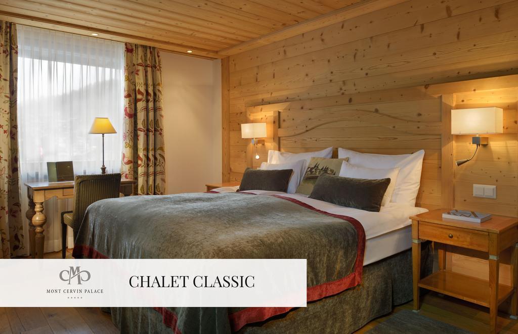 Classic Doppel- oder Zweibettzimmer Petit Cervin mit Matterhornblick