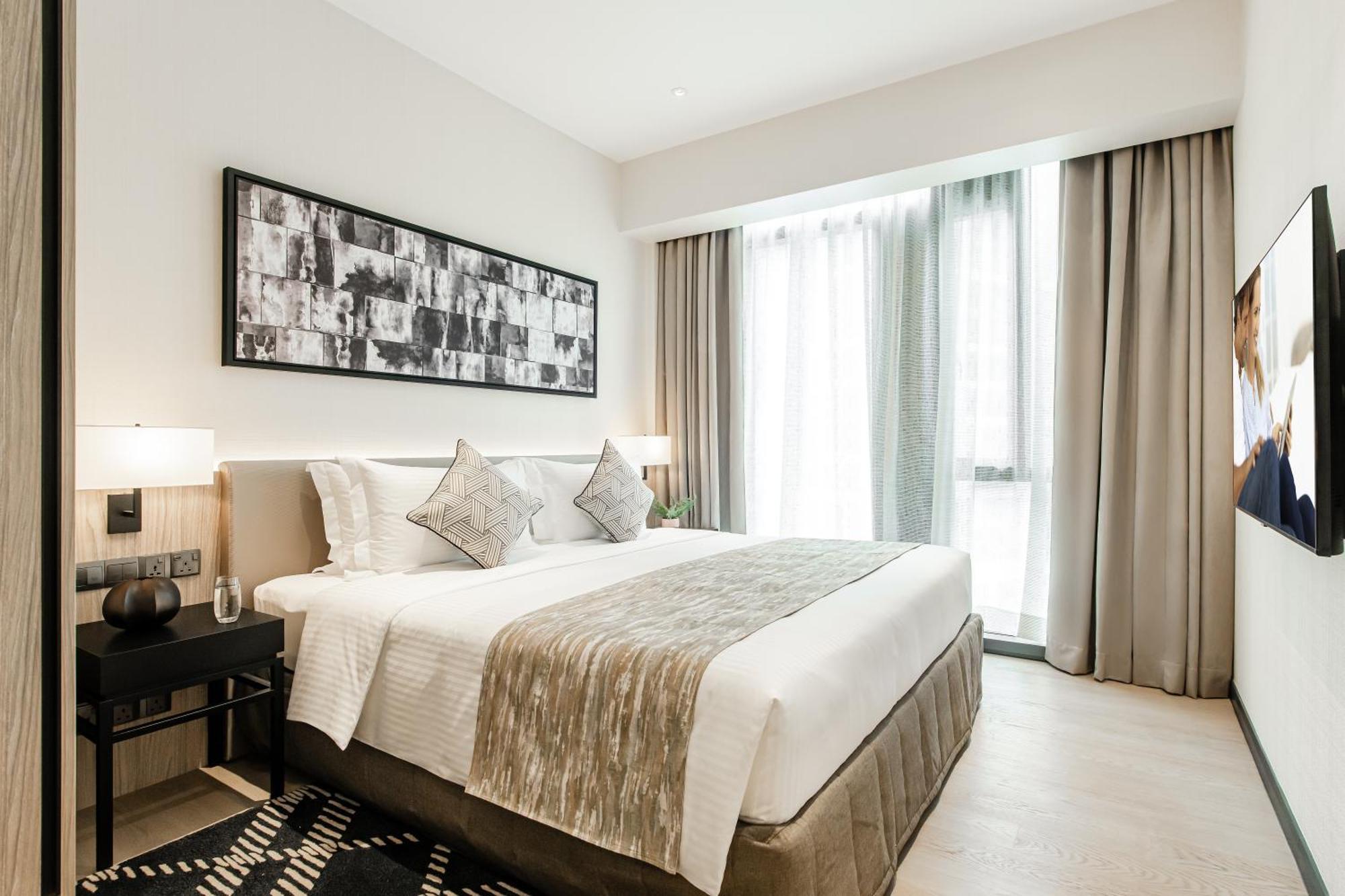 Premier Zimmer mit 1 Schlafzimmer und Blick auf das KLCC