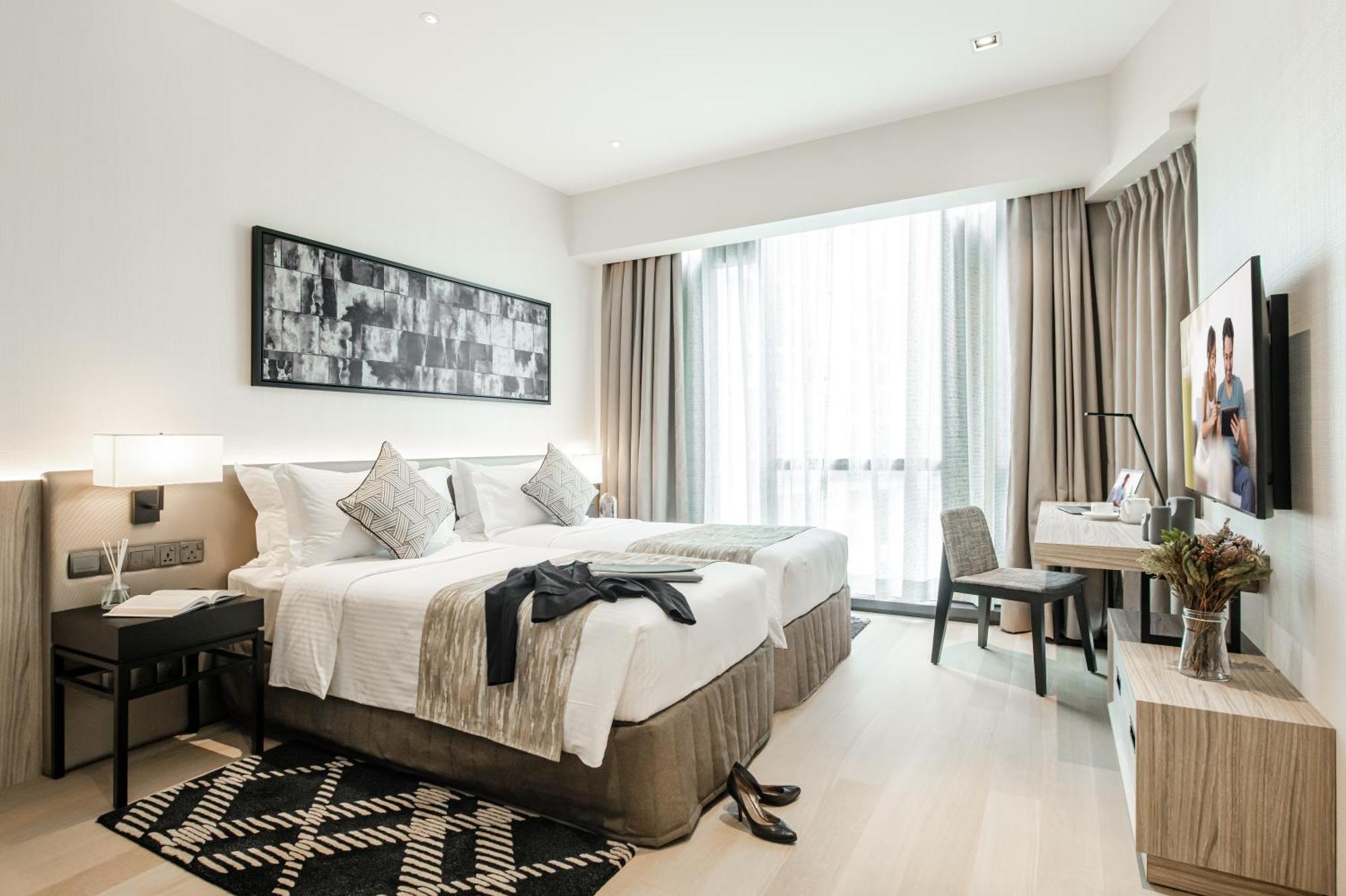 Deluxe Zimmer mit 1 Schlafzimmer und Blick auf das KLCC