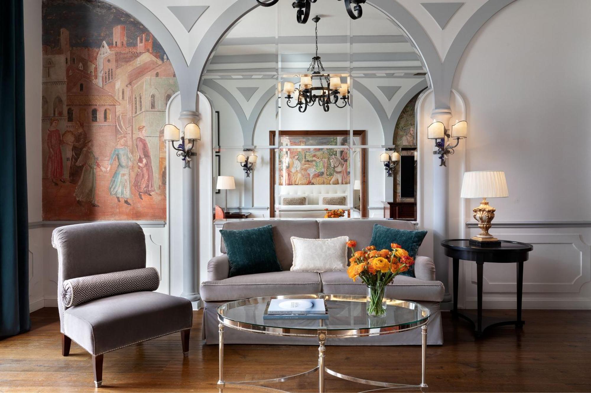 Junior Suite Arno mit 1 Schlafzimmer und Blick auf den Fluss Arno