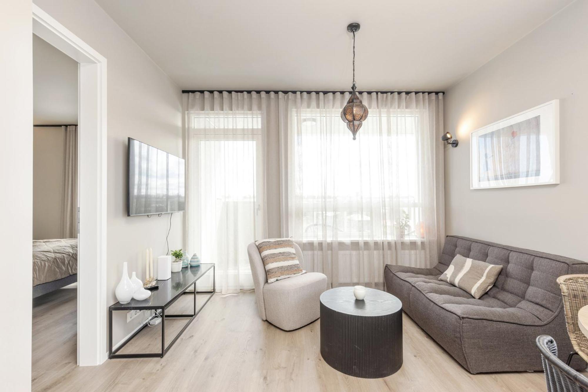 Apartment mit Aussicht und Balkon