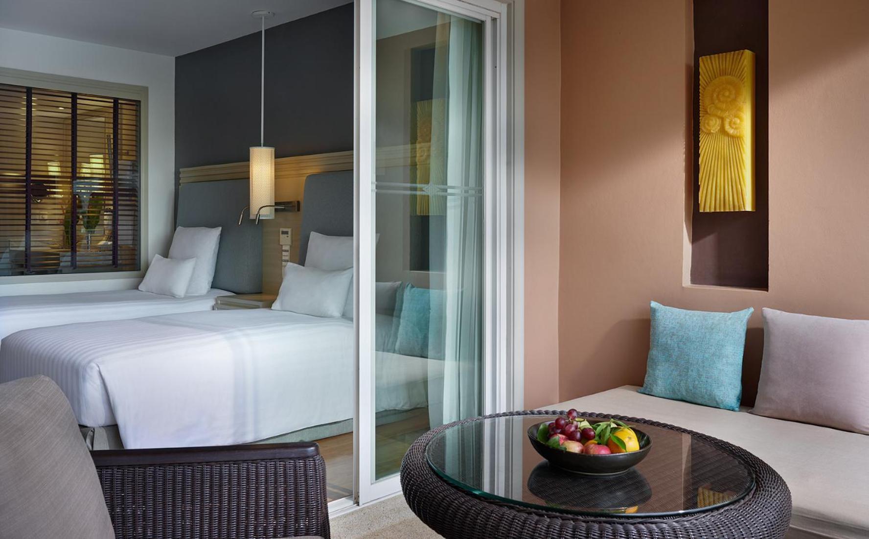 Deluxe Zweibettzimmer mit Meerblick