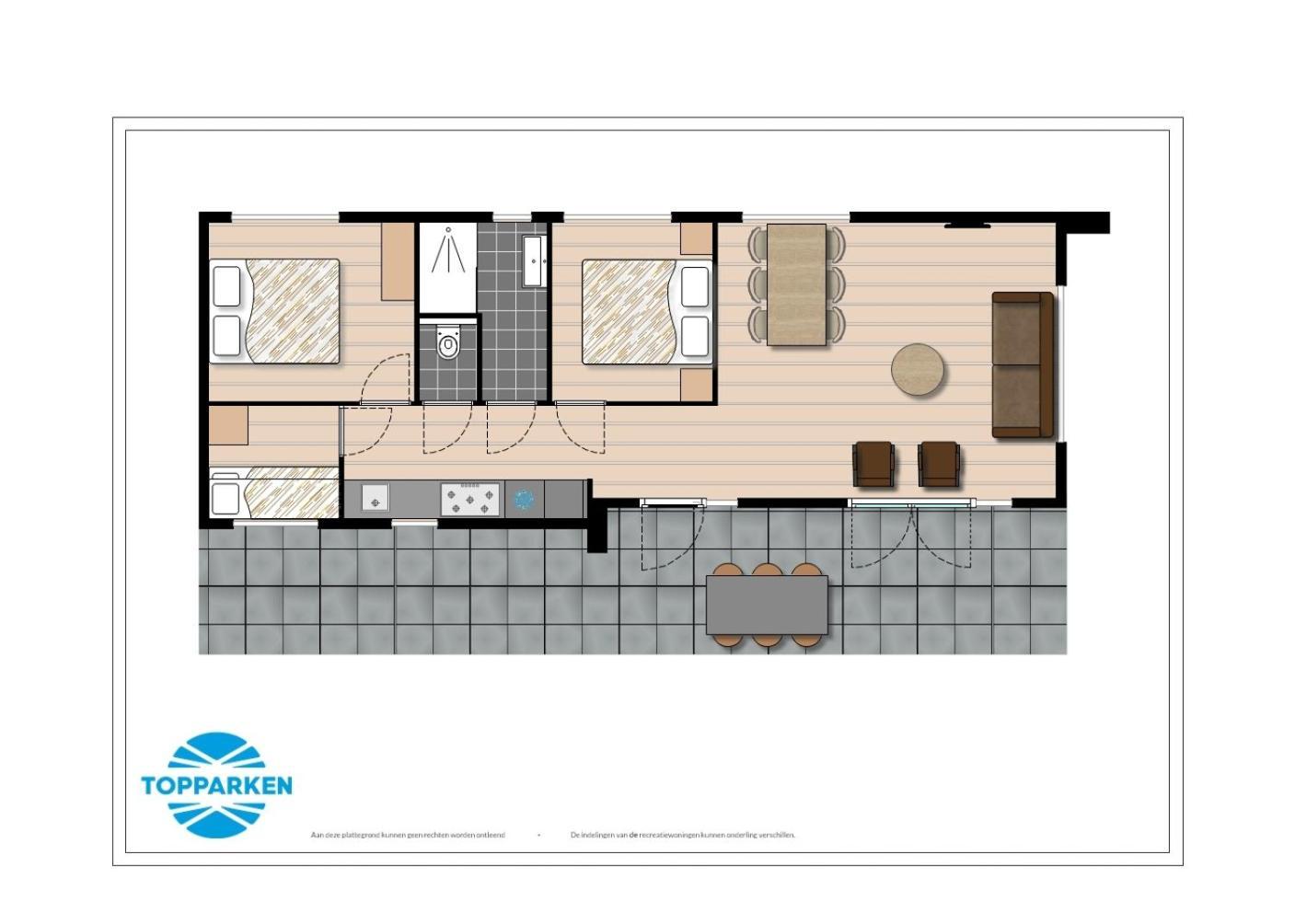 Module Special 6 persons Hottub