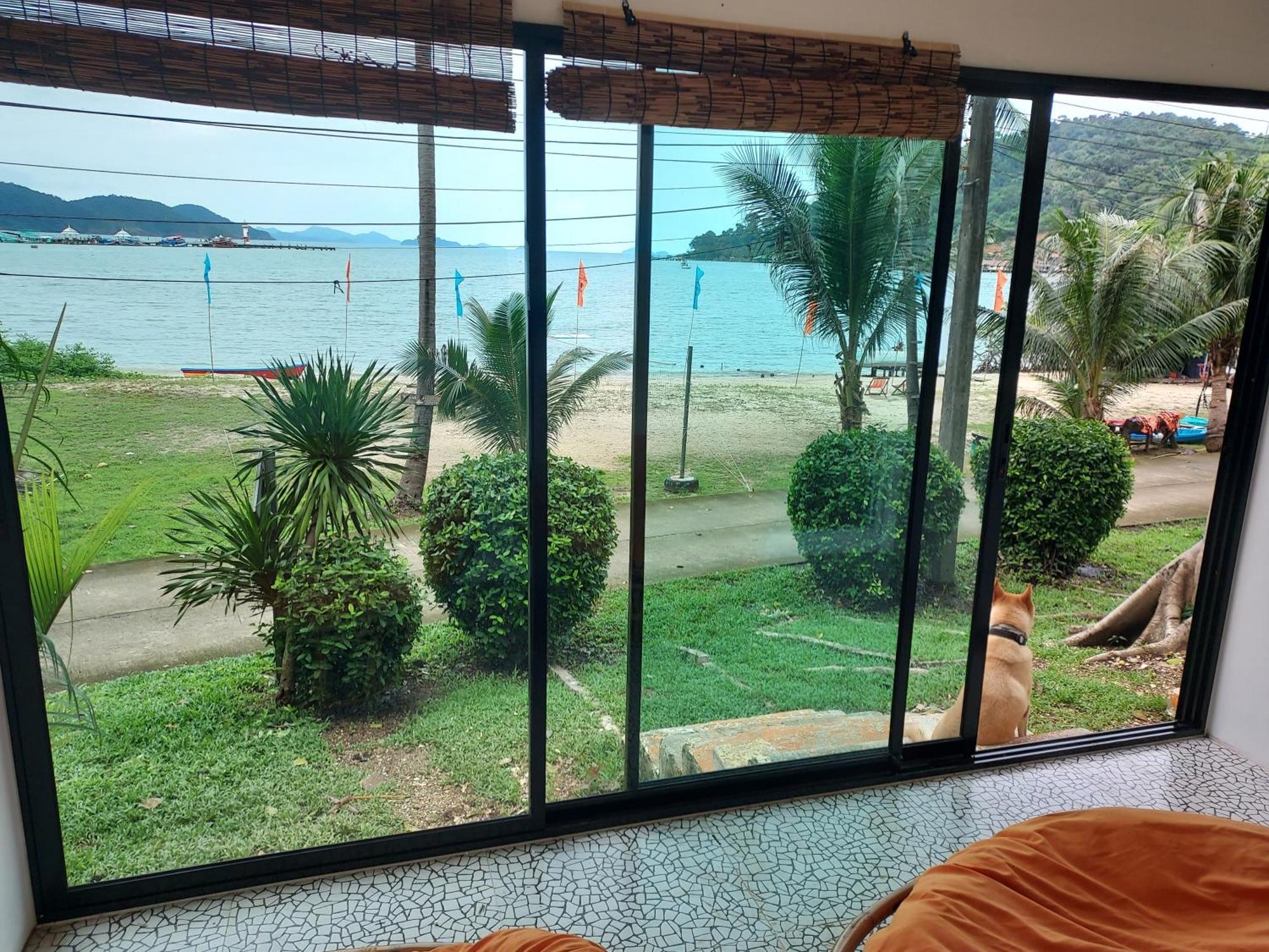 Seaview room with Double bed and patio