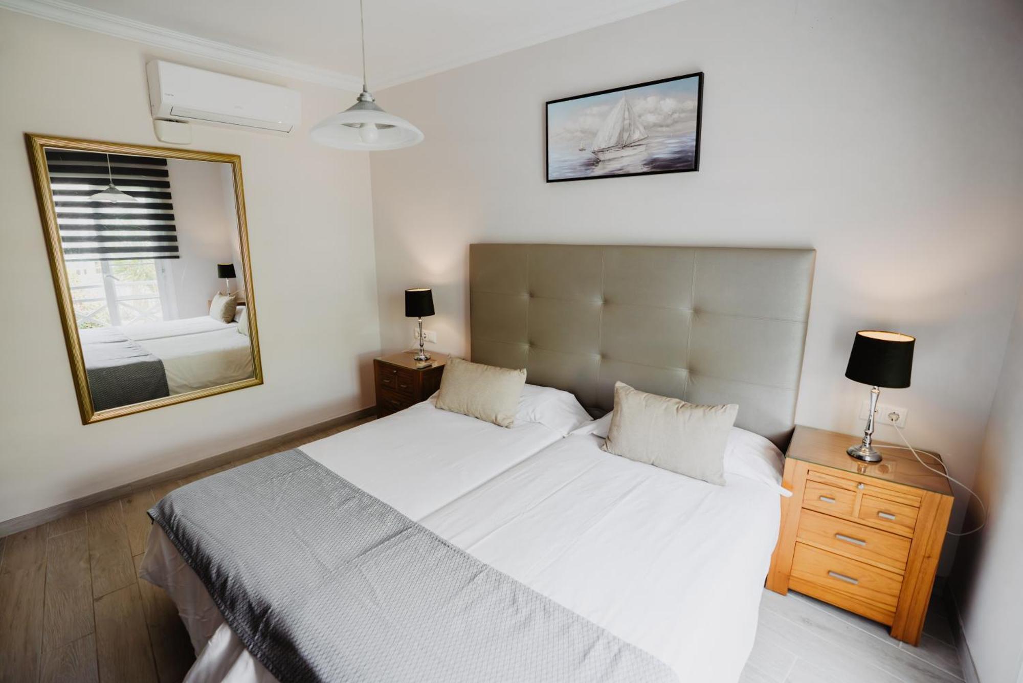 Apartment mit 1 Schlafzimmer und Poolblick