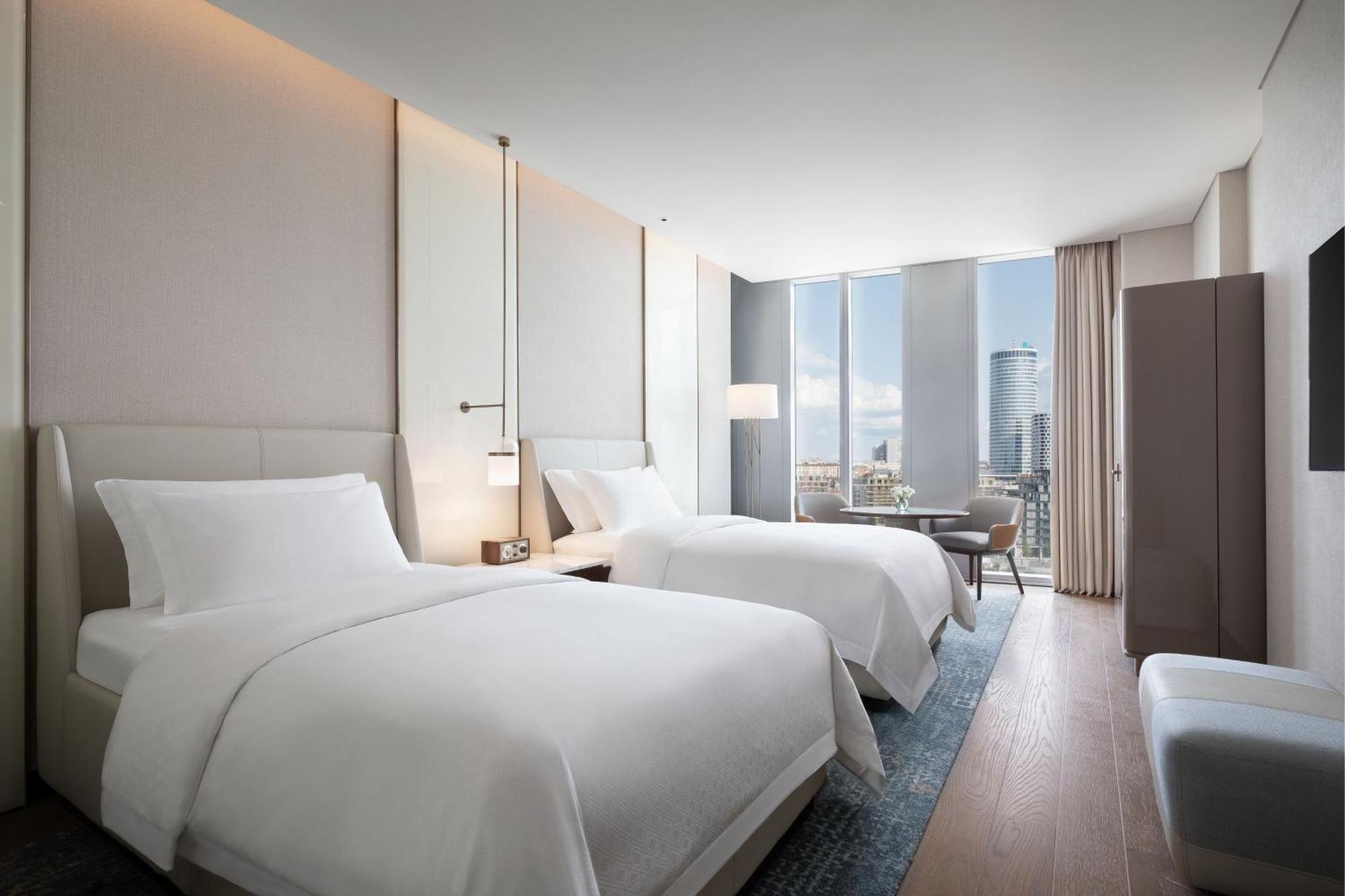 Deluxe Zweibettzimmer mit Stadtblick