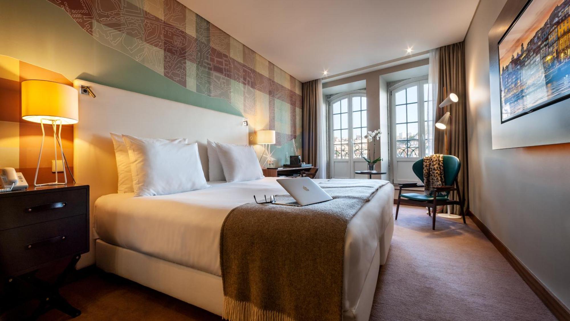 Dreibettzimmer Vintage mit Flussblick und Balkon