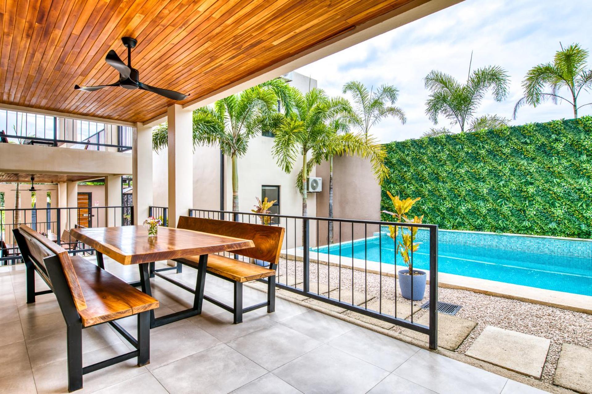 Apartment mit Gartenblick