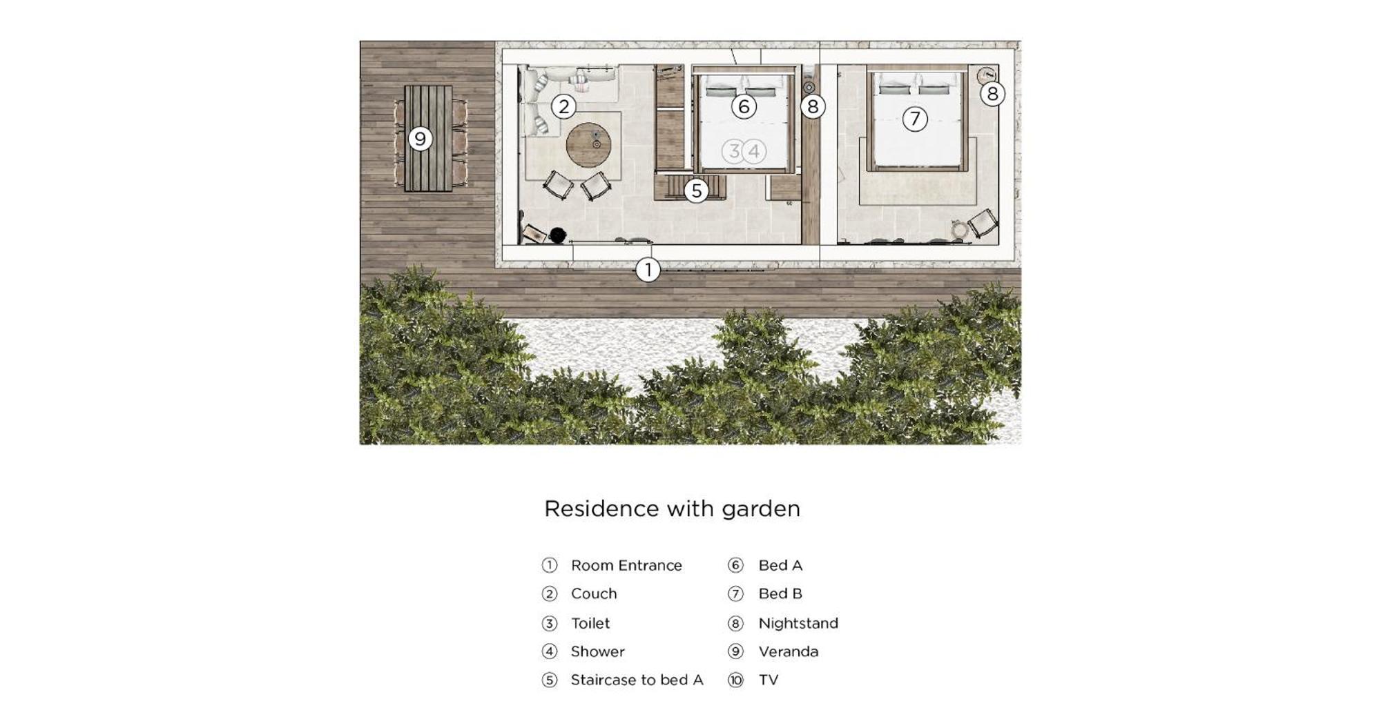 Unterkunft mit Garten