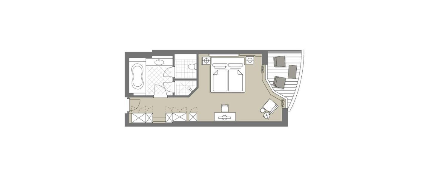 Elegantes Doppelzimmer Nature mit Seeblick