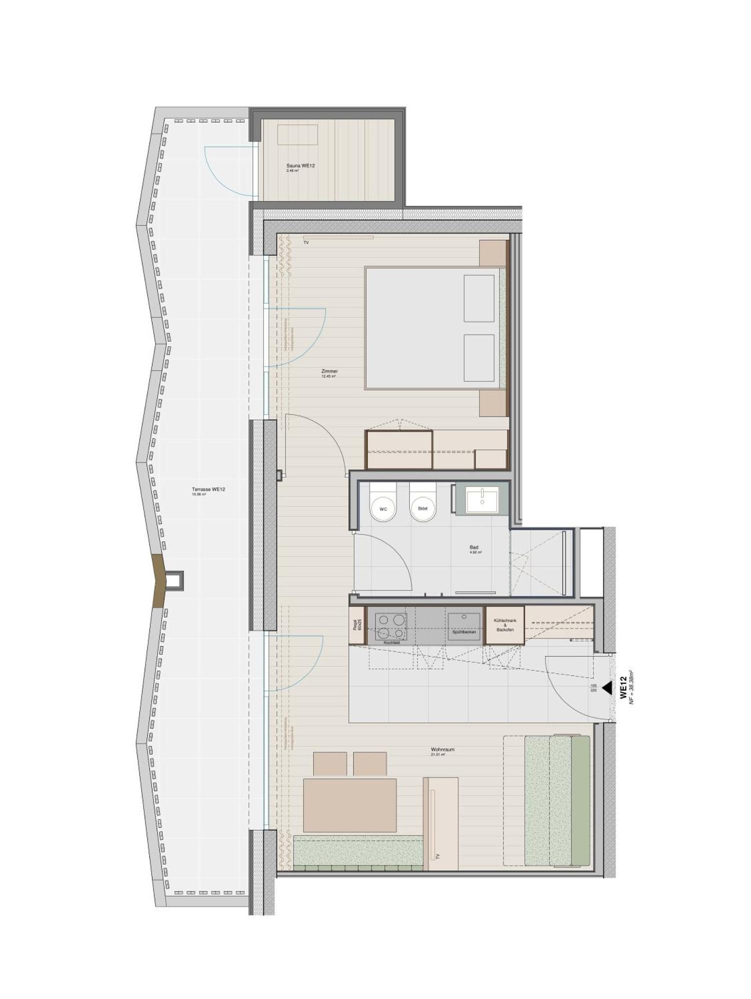Suite mit Sauna