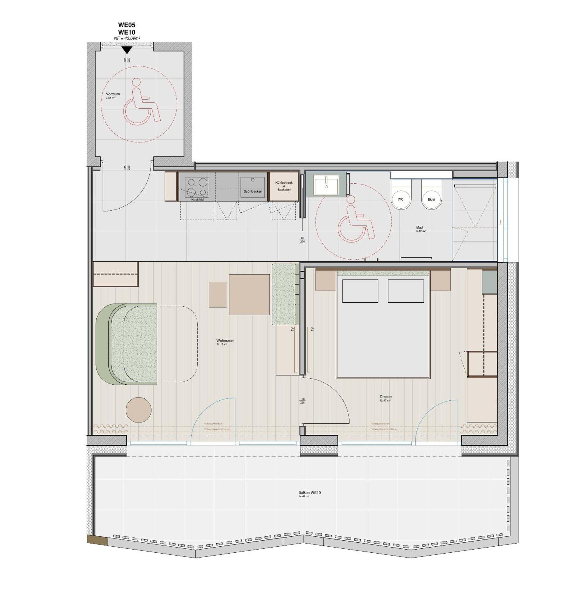 Junior Suite mit Balkon