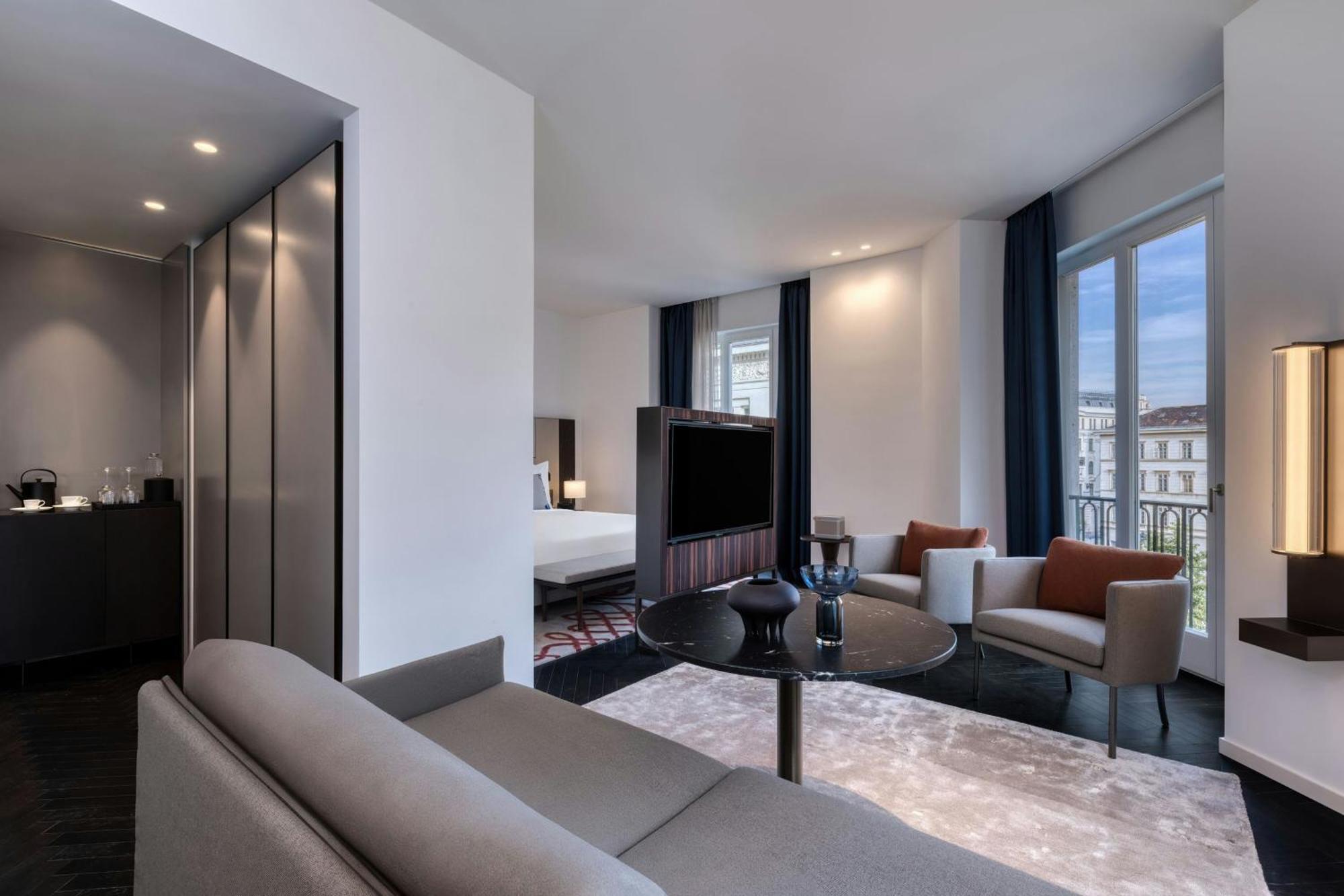 Moderne Studio-Suite mit 1 Schlafzimmer mit Kingsize-Bett
