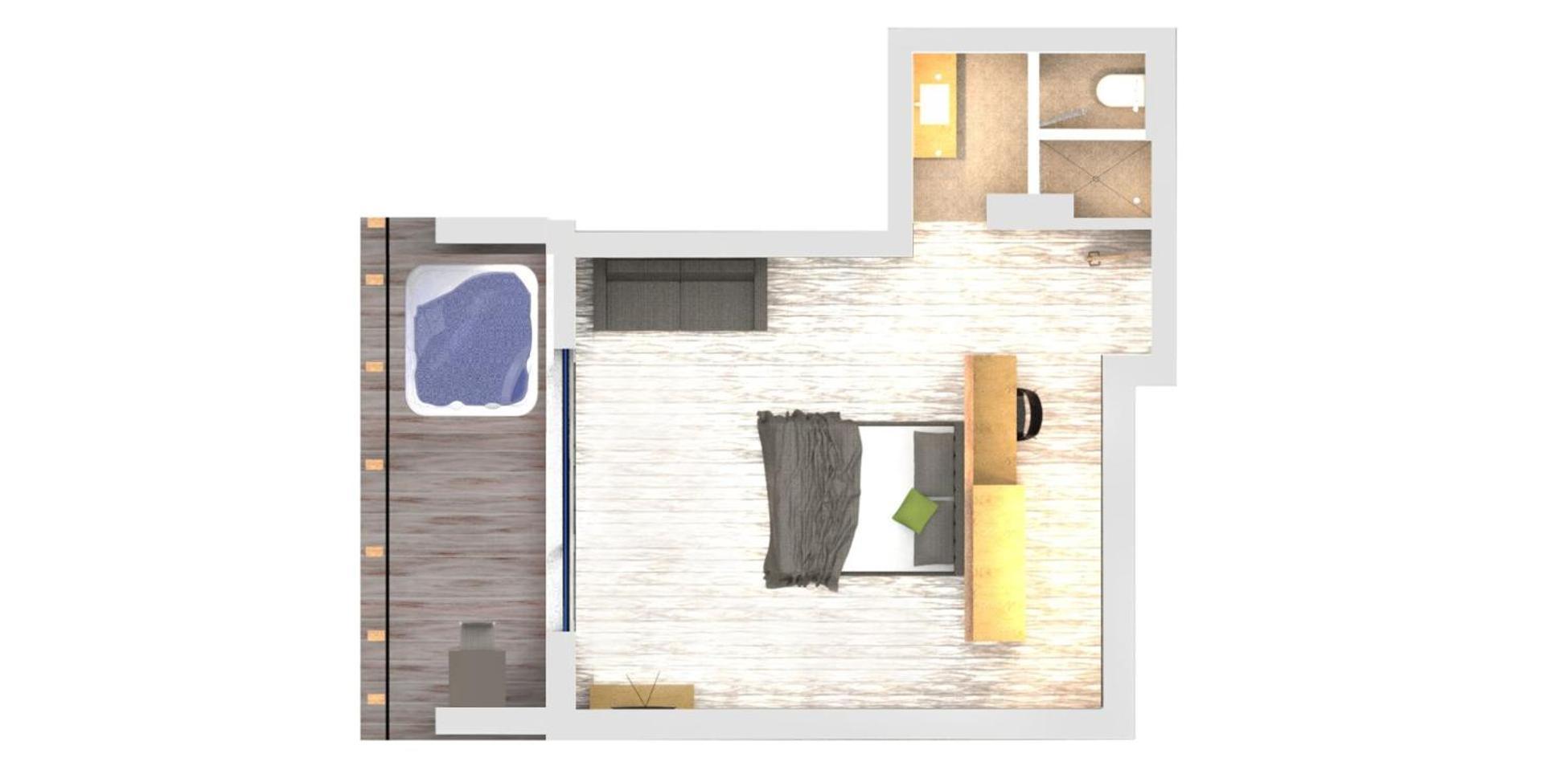 Deluxe Doppelzimmer mit Balkon