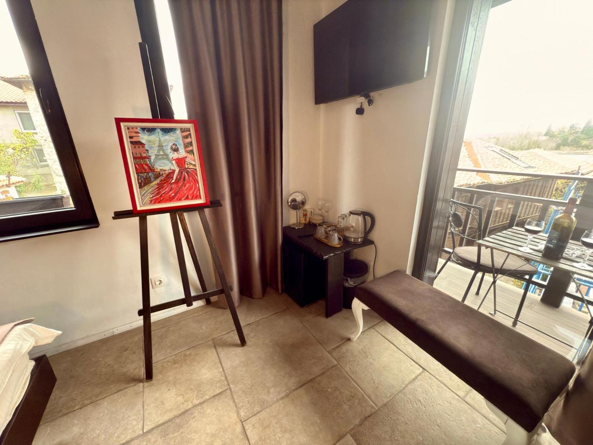 Deluxe Doppelzimmer mit Balkon und Meerblick