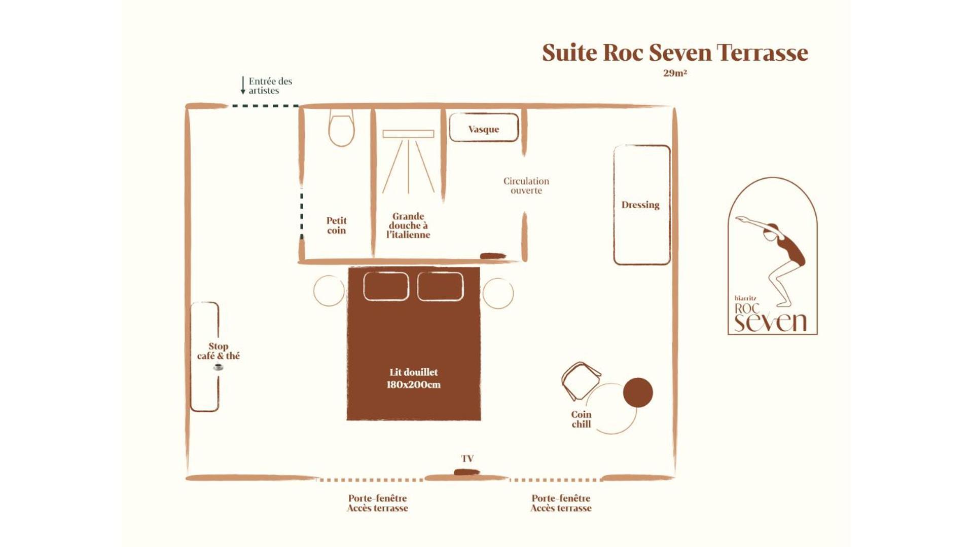 Suite mit Terrasse