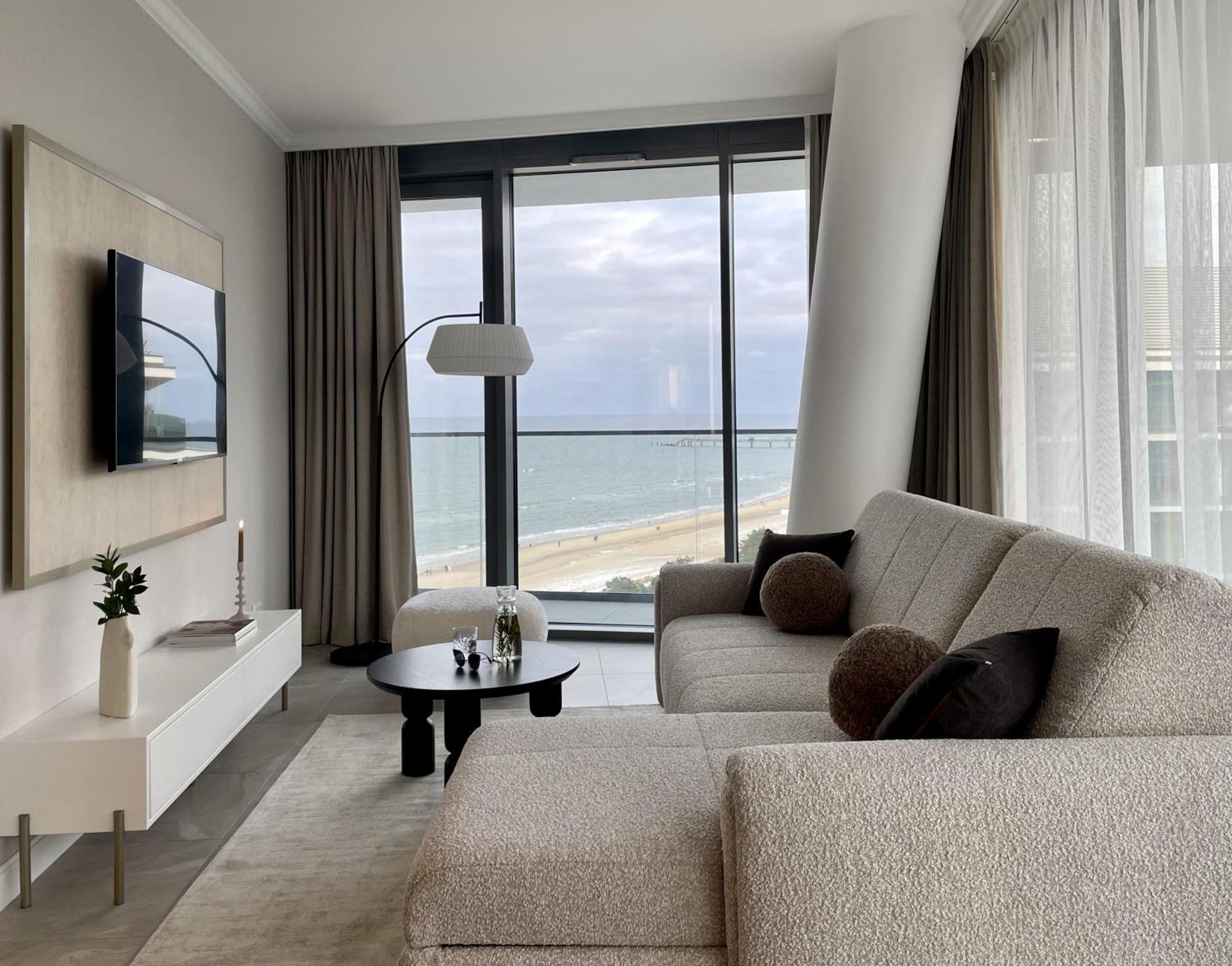 Apartment mit 3 Schlafzimmern und Meerblick