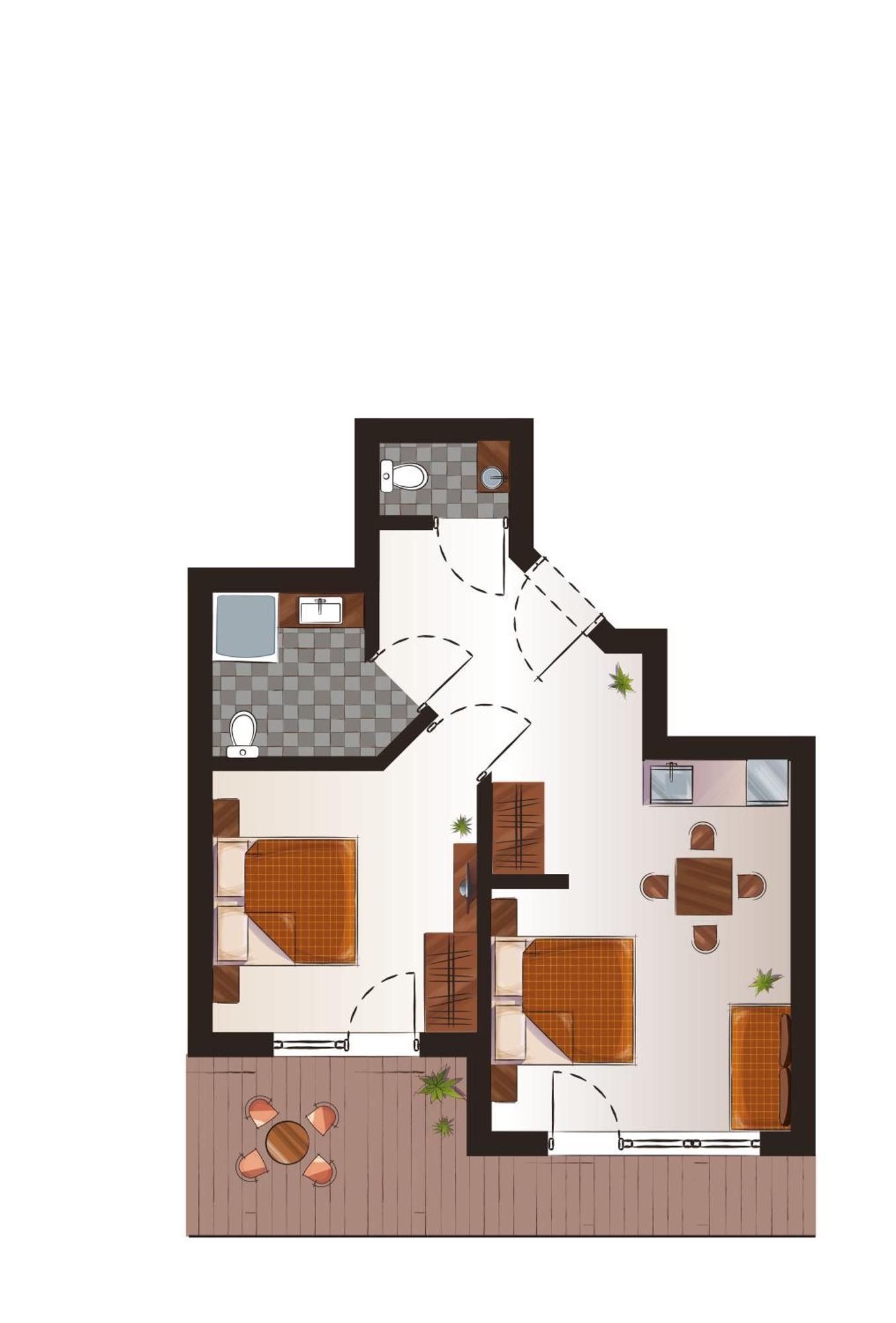 Studio with Balcony - new as of autumn 2025