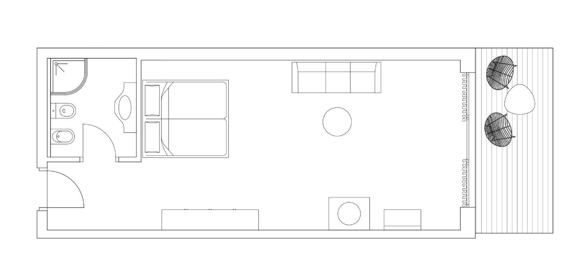 Deluxe Doppelzimmer mit Balkon und Bergblick