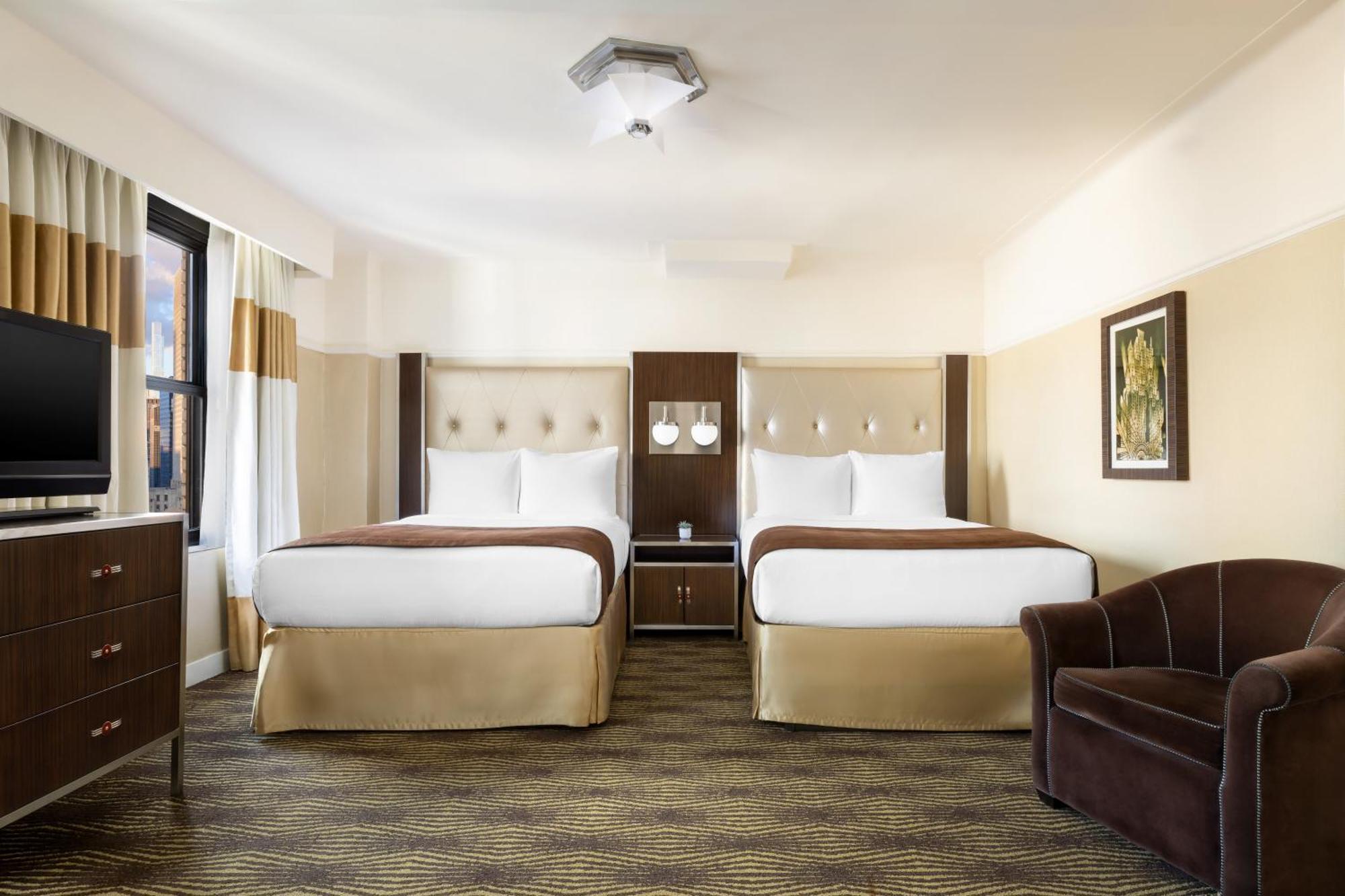 Standard Zimmer mit 2 Doppelbetten