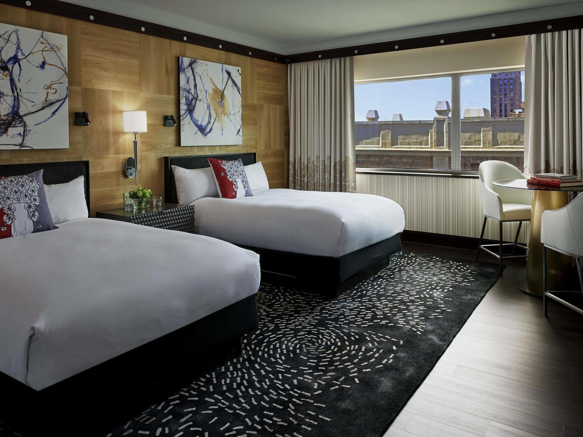 Luxuriöses Zimmer mit 2 Doppelbetten